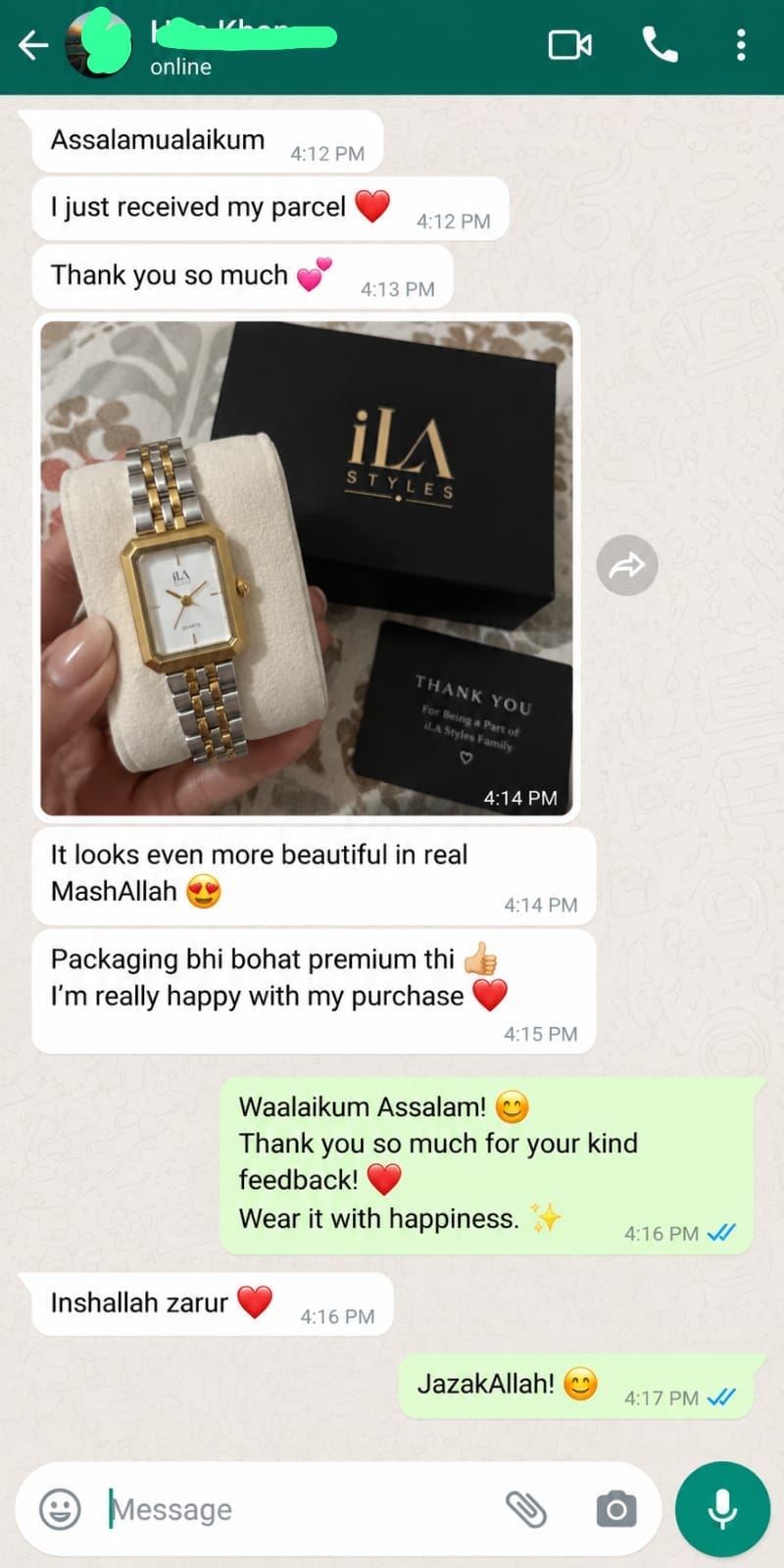 Customer review photo